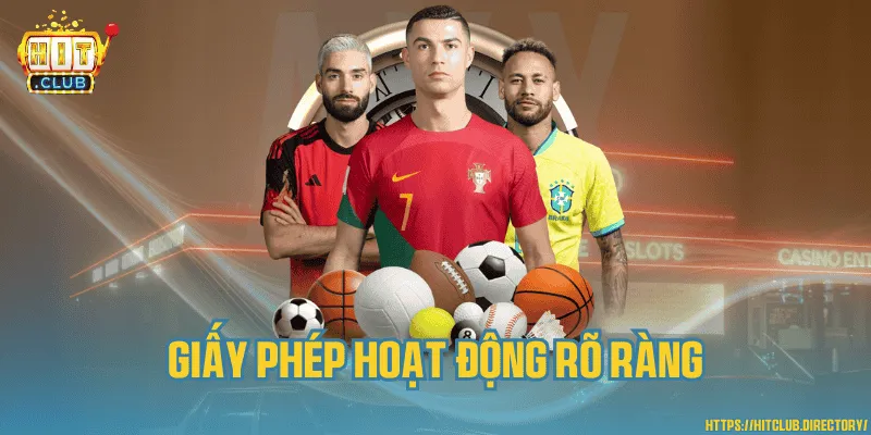 Giấy phép hoạt động rõ ràng 